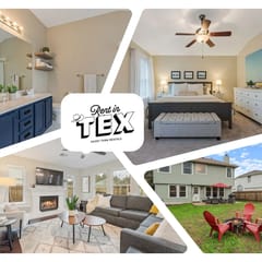 4BR Retreat Near Austin | Backyard & Fire pit