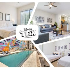 Luxury 2BR/2BA Domain Condo • Pool & Modern Décor