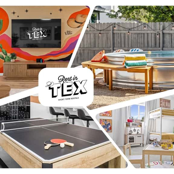 Modern 3BR Home w/ Cowboy Pool + Game Table - Image 1